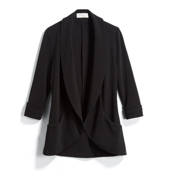 FrenchMauve Jackets & Blazers - FrenchMauve Melanie Black Knit Tunic Blazer NWT
